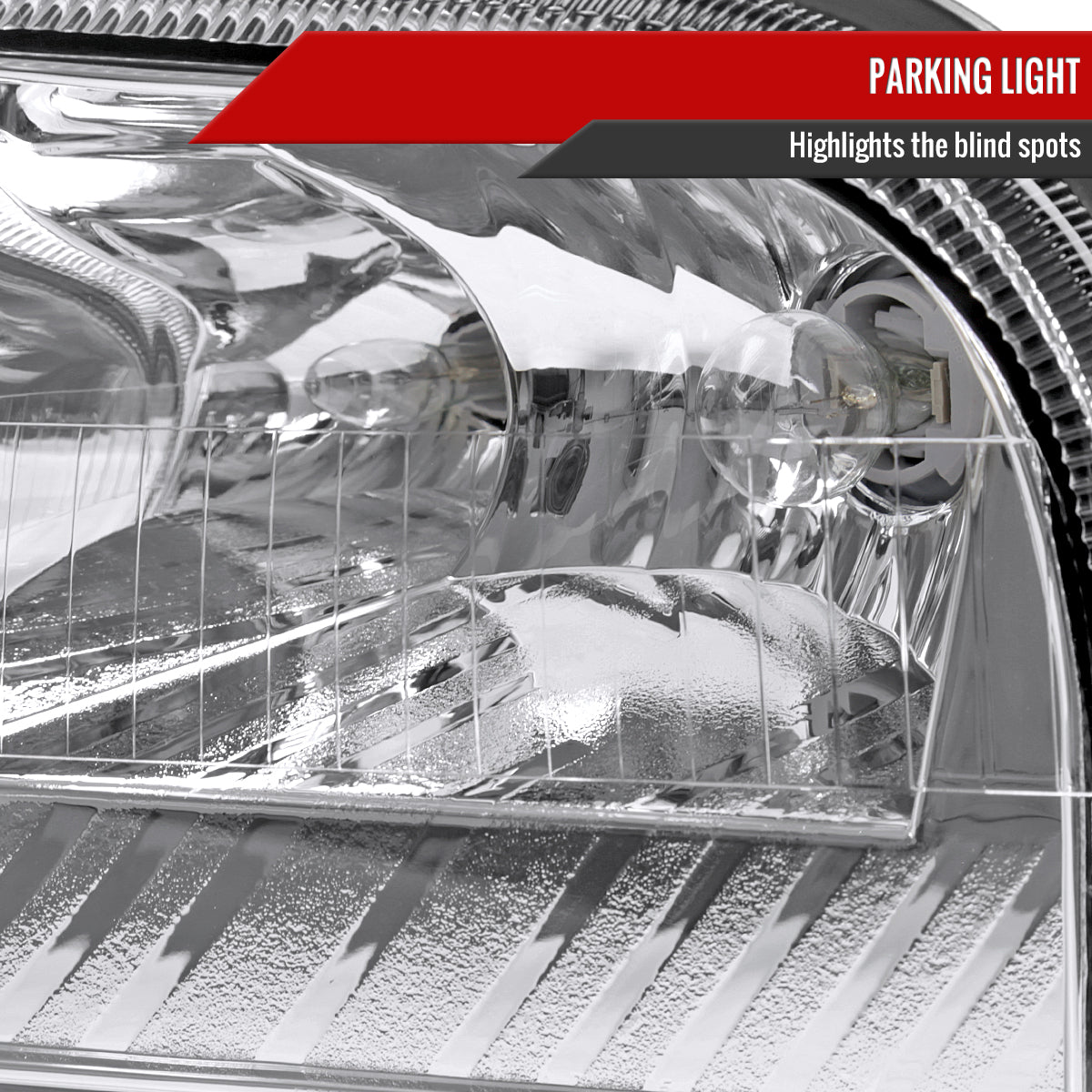 Spec-D 06-11 Mercury Grand Marquis Corner Lamps Headlights Chrome