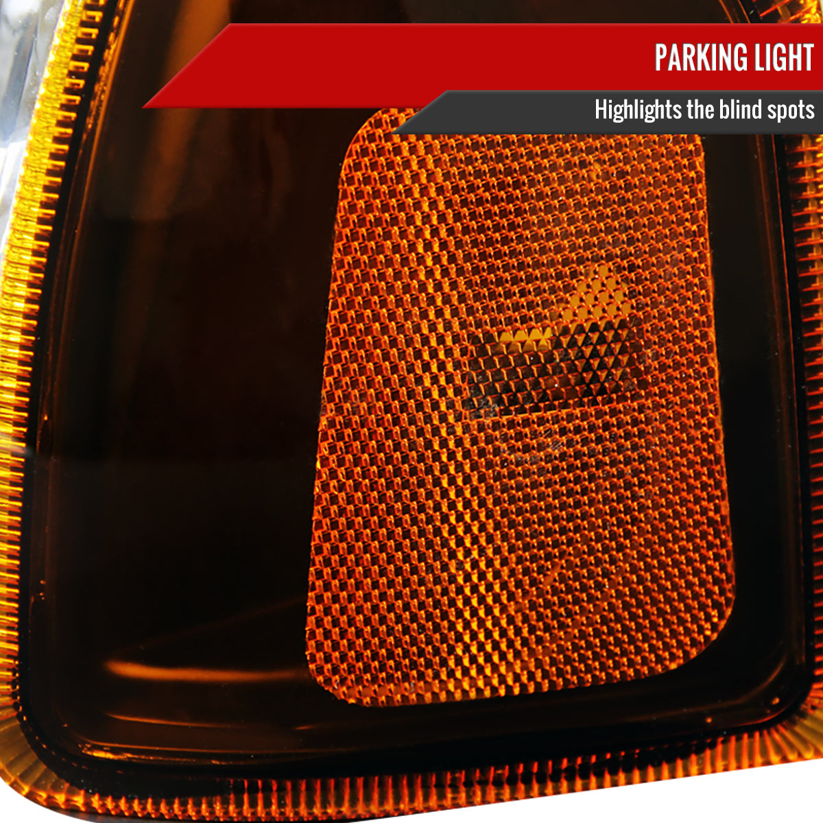 Spec-D 01-11 Ford Ranger Headlights OEM Style Amber Corner Black