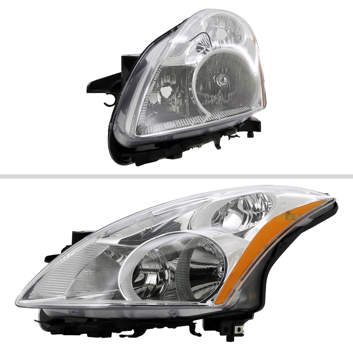 Spec-D 10-12 Nissan Altima Headlights 4DR OEM Style Chrome
