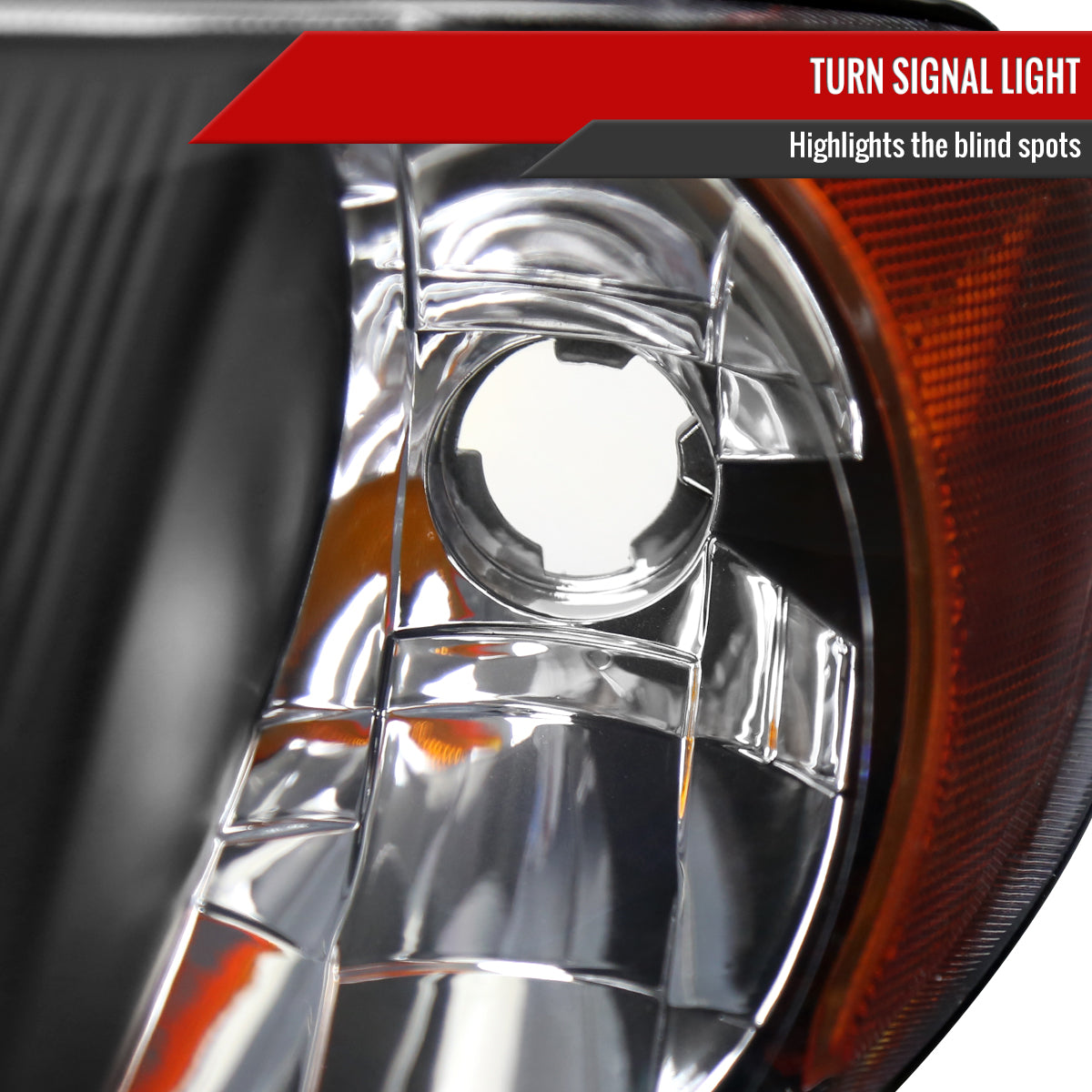 Spec-D 01-07 Dodge Caravan Headlights OEM Style Black/Clear