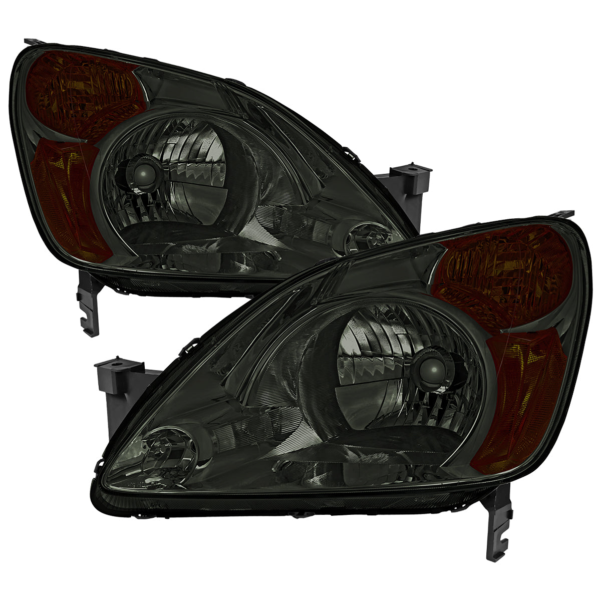 Spec-D 02-04 Honda CR-V Headlights OEM Style Chrome/Smoked