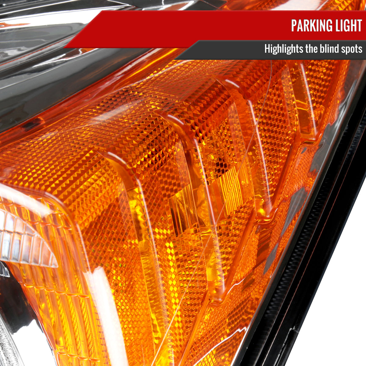 Spec-D 07-11 Honda CR-V OEM Style Headlights Chrome/Clear
