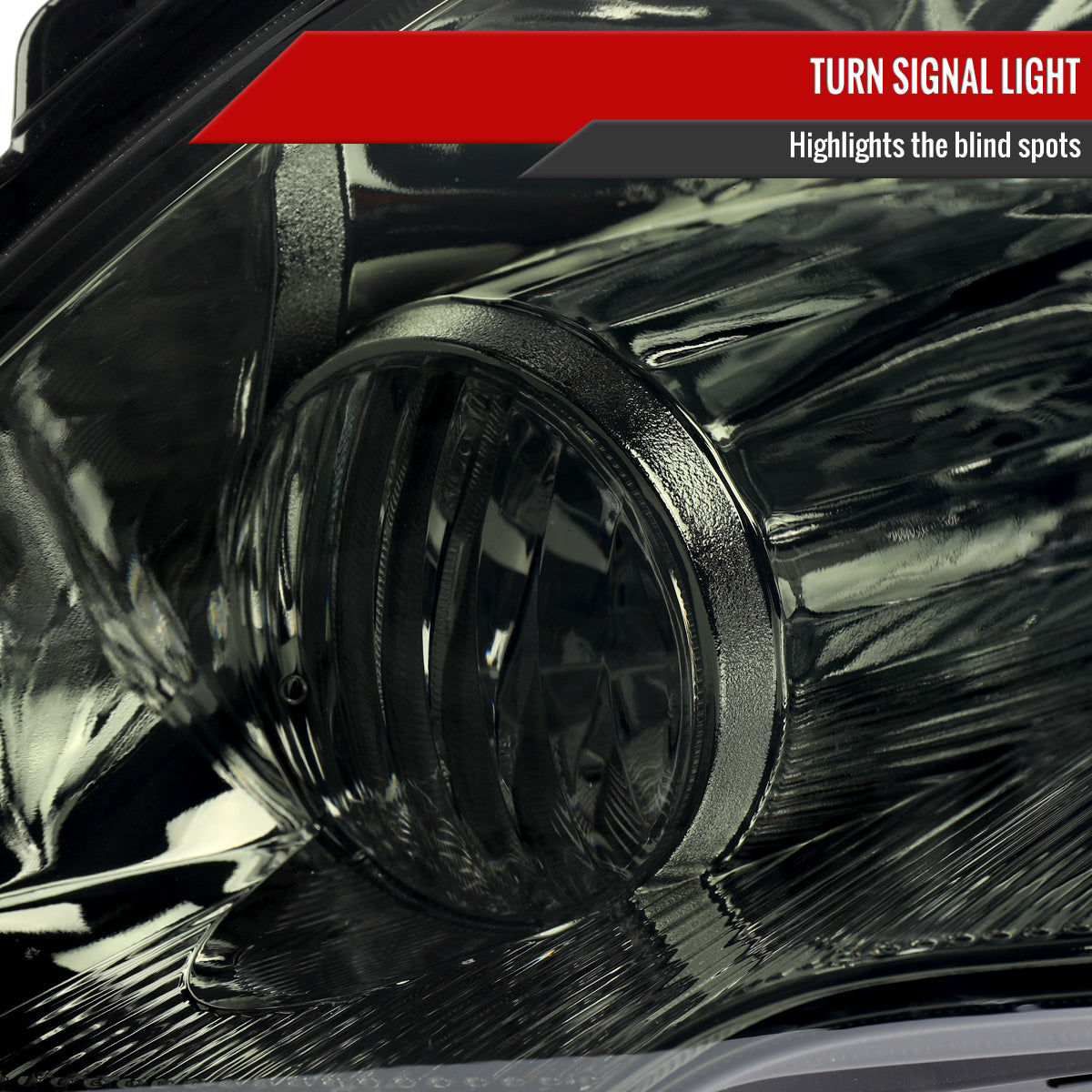 Spec-D 07-11 Honda CR-V OE Style Chrome w/ Smoked Lens Headlights
