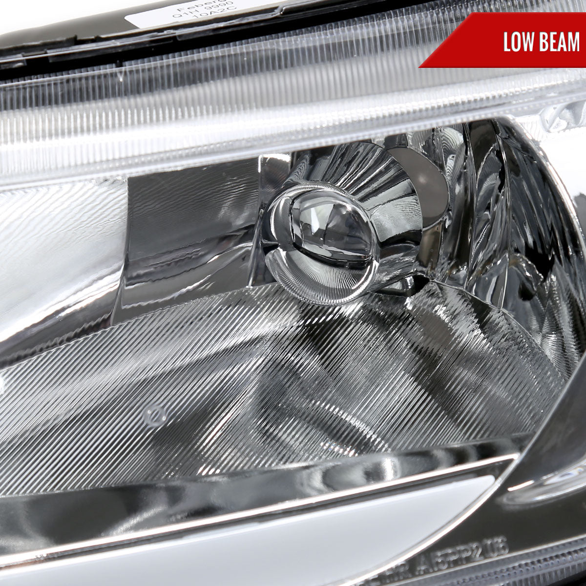 Spec-D 06-11 Honda Civic 4DR 4DR OE Style LED Strip Headlights Chrome