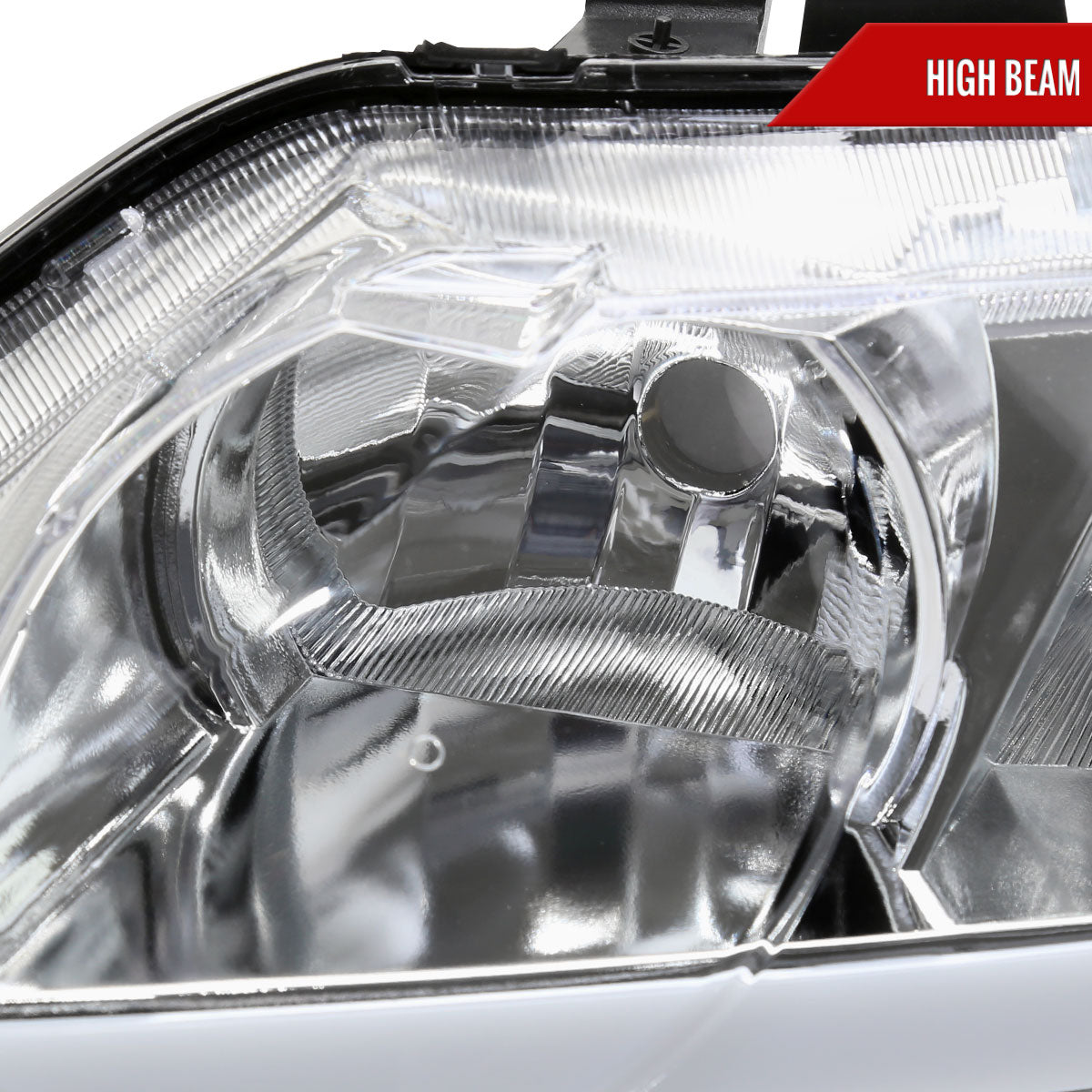 Spec-D 06-11 Honda Civic 4DR 4DR OE Style LED Strip Headlights Chrome
