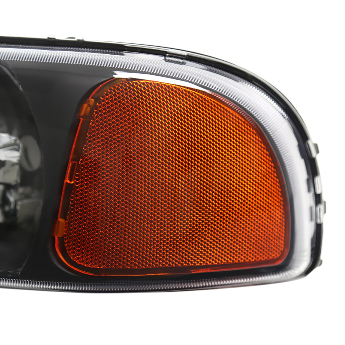 Spec-D 99-06 GMC Sierra/Yukon/Yukon XL Crystal Headlights Black