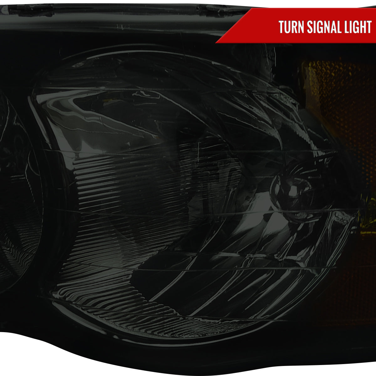 Spec-D 02-05 Ram 1500/03-05 Ram 2500 3500 Headlights OEM Style Smoked
