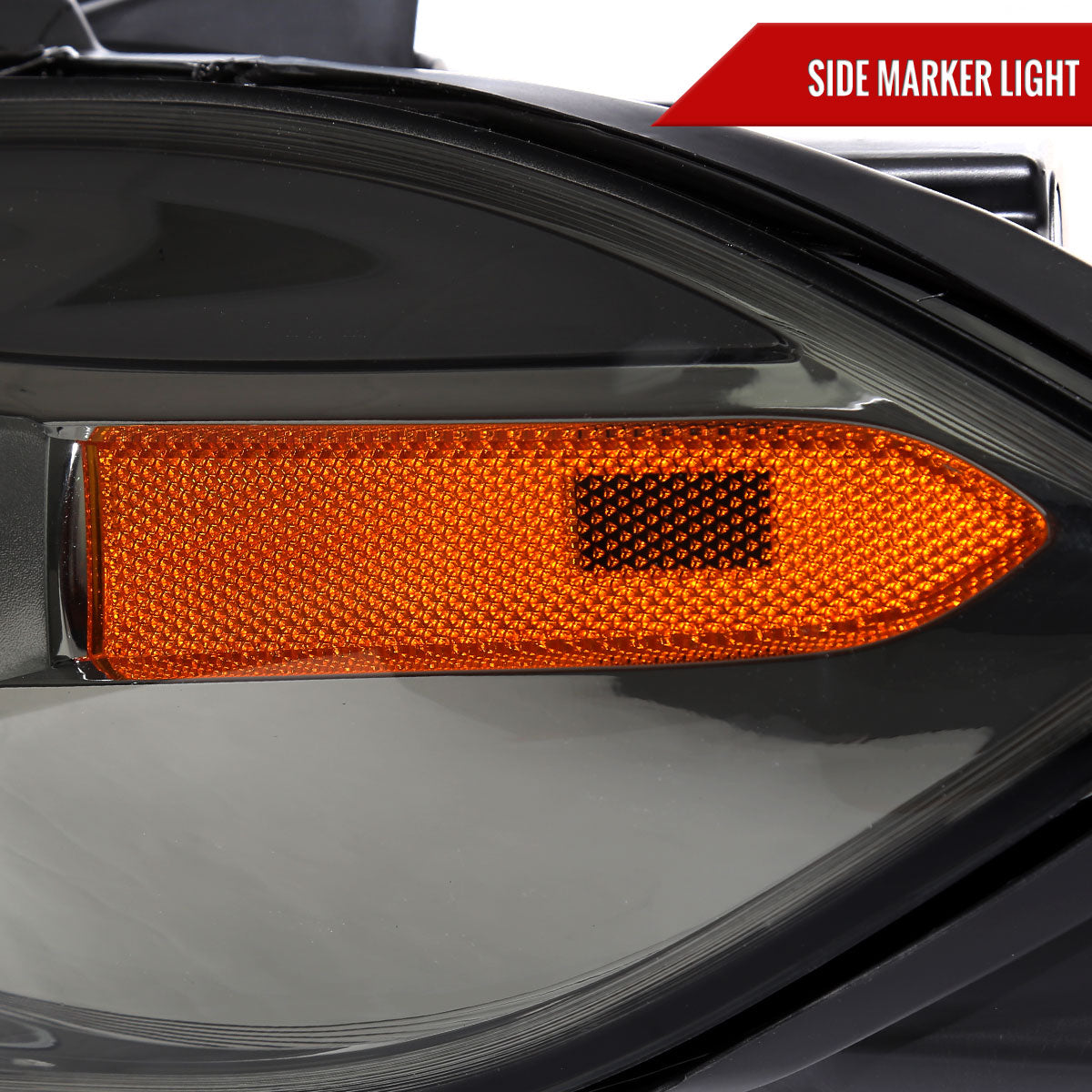 Spec-D 13-16 Dodge Dart Headlights OEM Style High/Low Beam Smoked