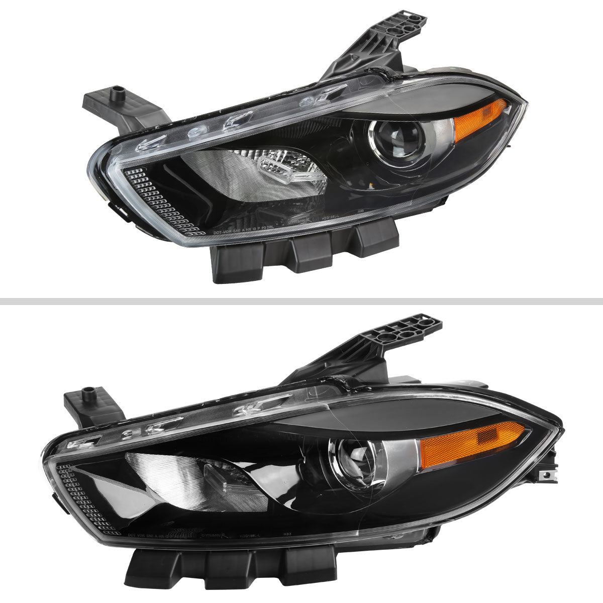 Spec-D 13-16 Dodge Dart Driver Projector Black Replacement