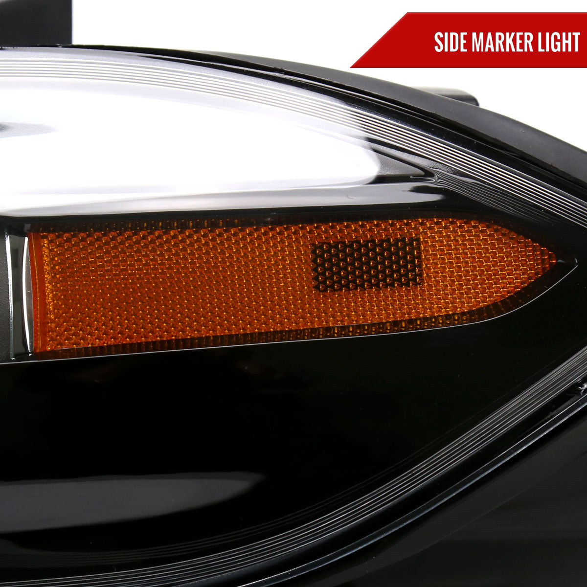 Spec-D 13-16 Dodge Dart Headlights OEM Style High/Low Beam Black