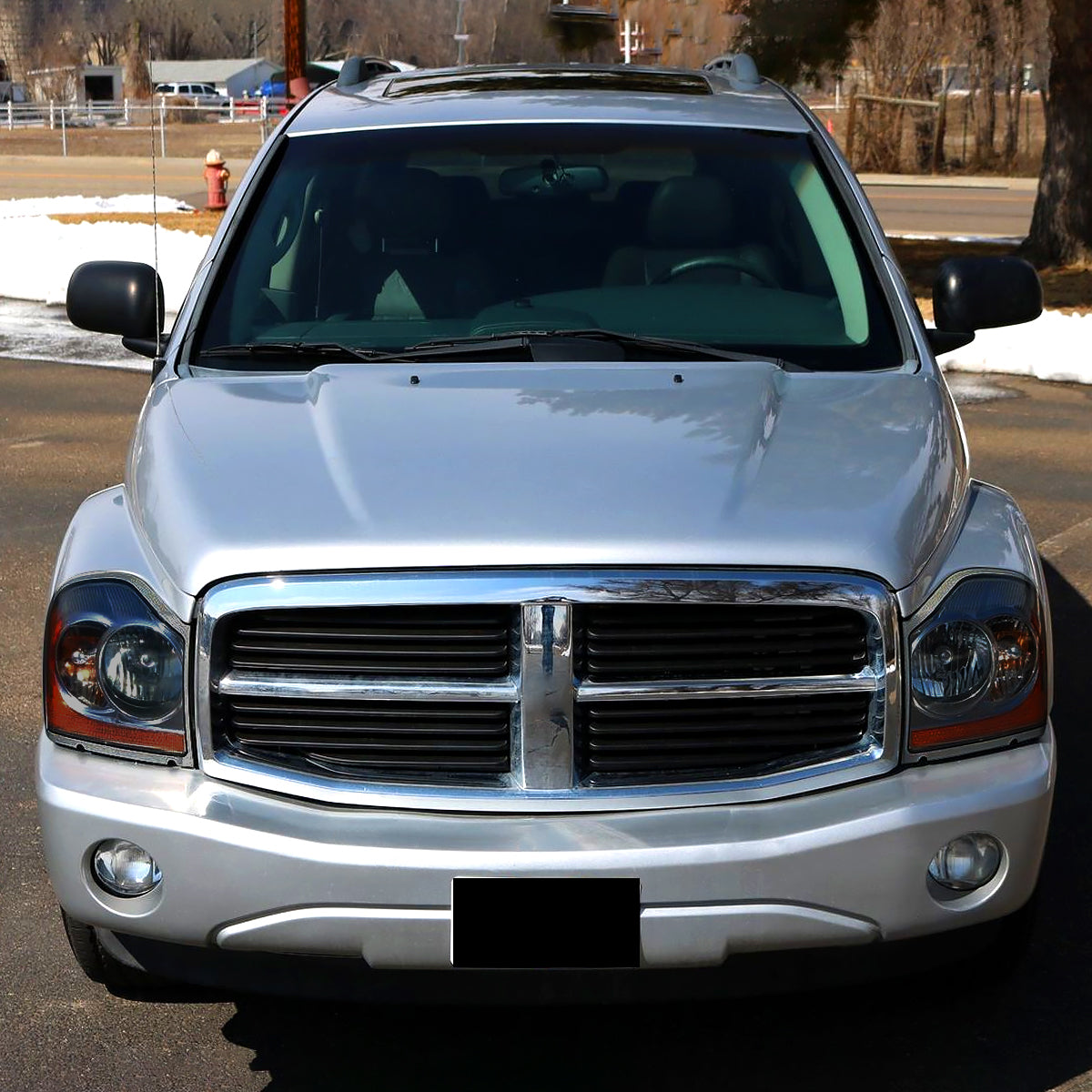Spec-D 04-06 Dodge Durango OE Style Chrome w/ Smoked Lens Headlights