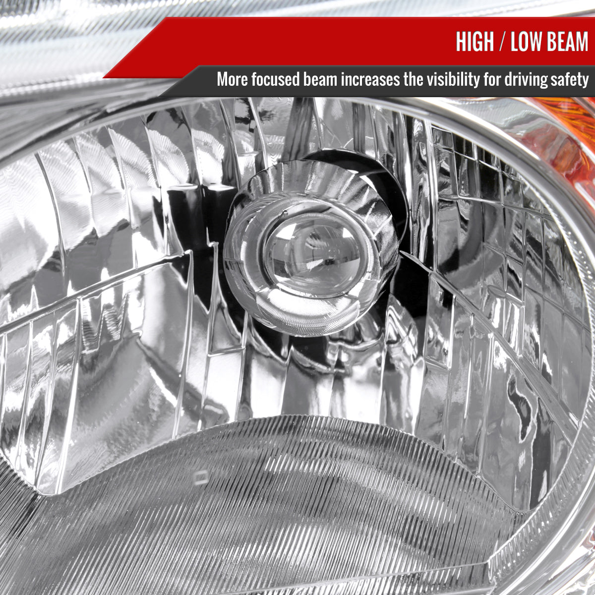 Spec-D 03-08 Honda Element Headlights OEM Style Matte Black