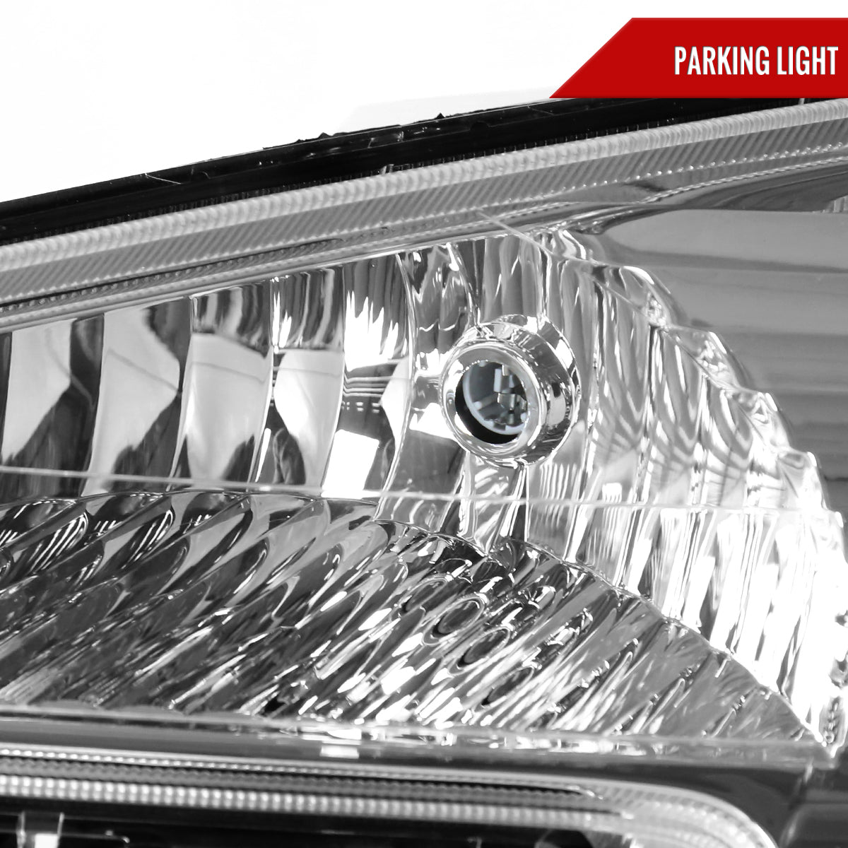 Spec-D 05-09 Chevy Equinox Headlights OEM Style Amber Reflector Chrome