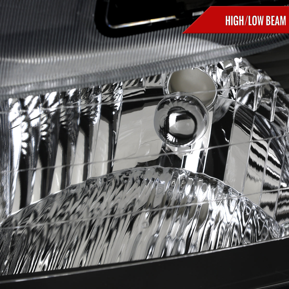Spec-D 05-09 Equinox OEM Style with SEQ Bar Matte Headlights Black