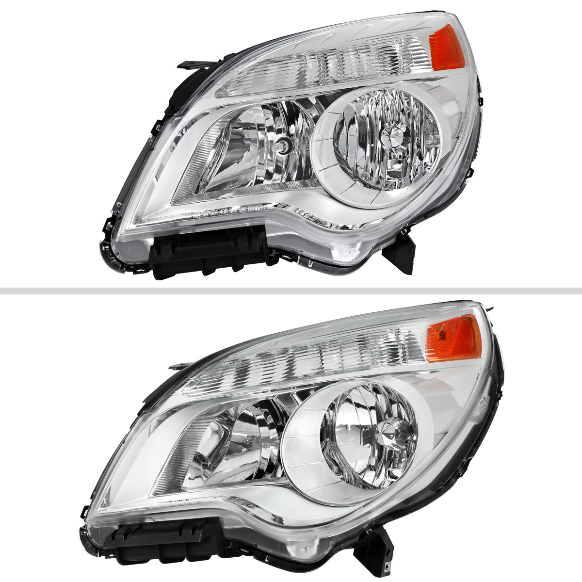 Spec-D 10-15 Chevy Equinox Headlights OEM Style Chrome