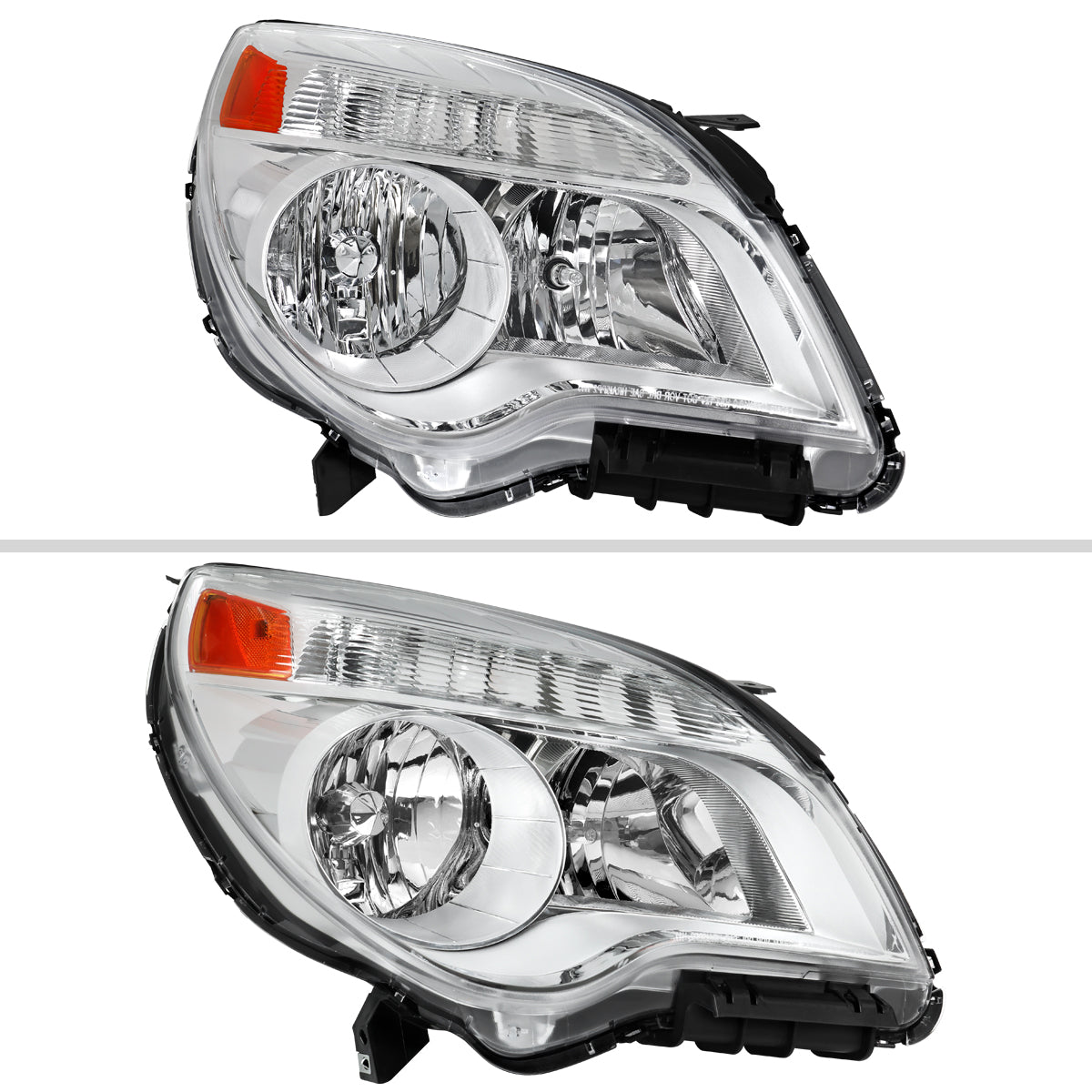 Spec-D 10-15 Equinox Passenger Headlight OEM Chrome Replacement