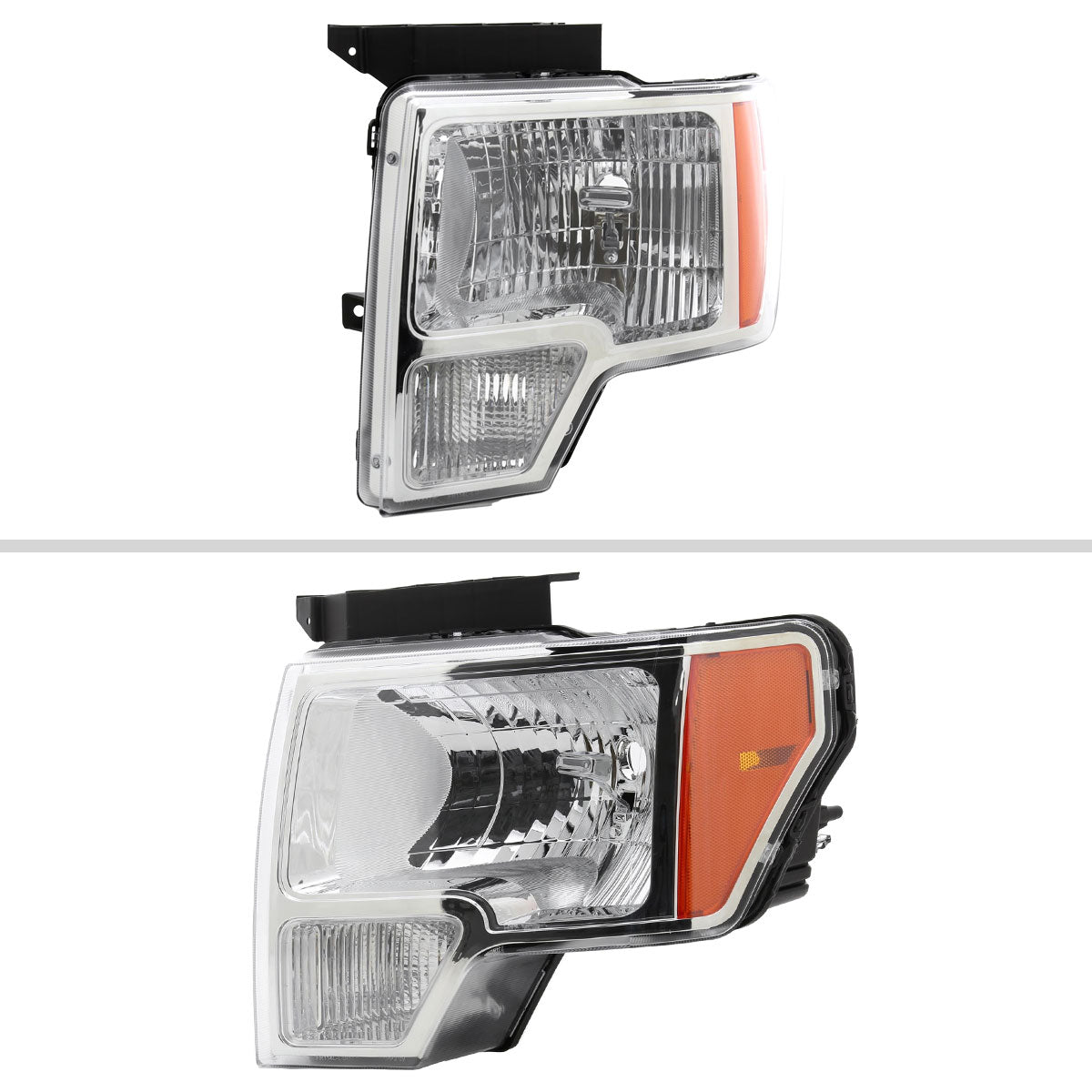 Spec-D 09-14 Ford F-150 OEM OEM Style Headlights Chrome