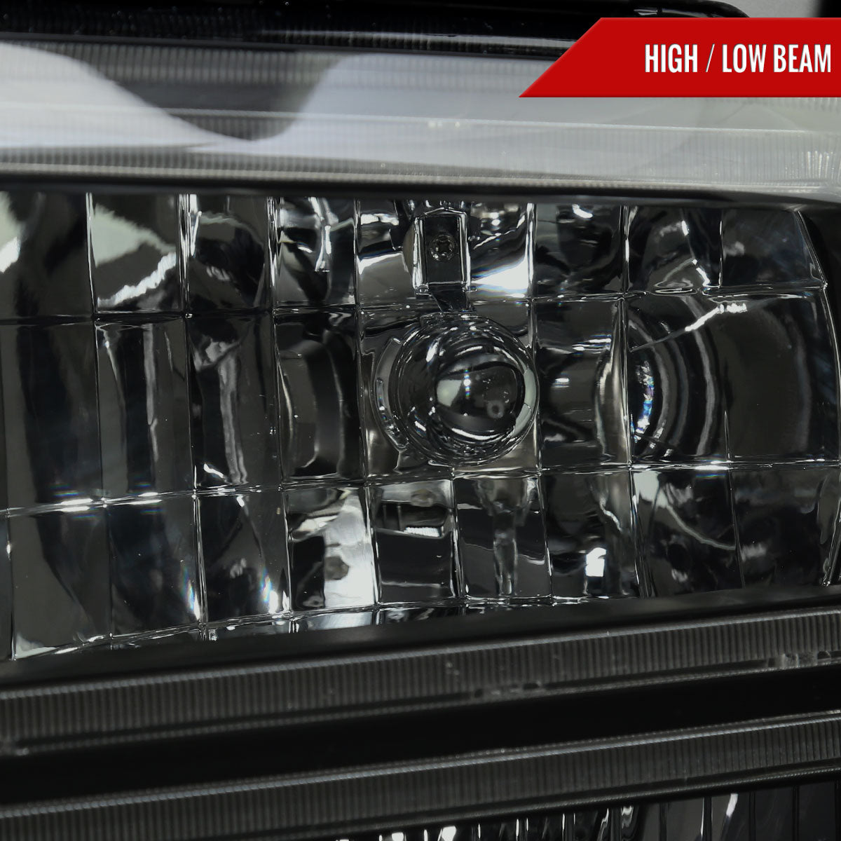 Spec-D 05-07 Ford F-250 F-350 Headlights Projector Smoked G3