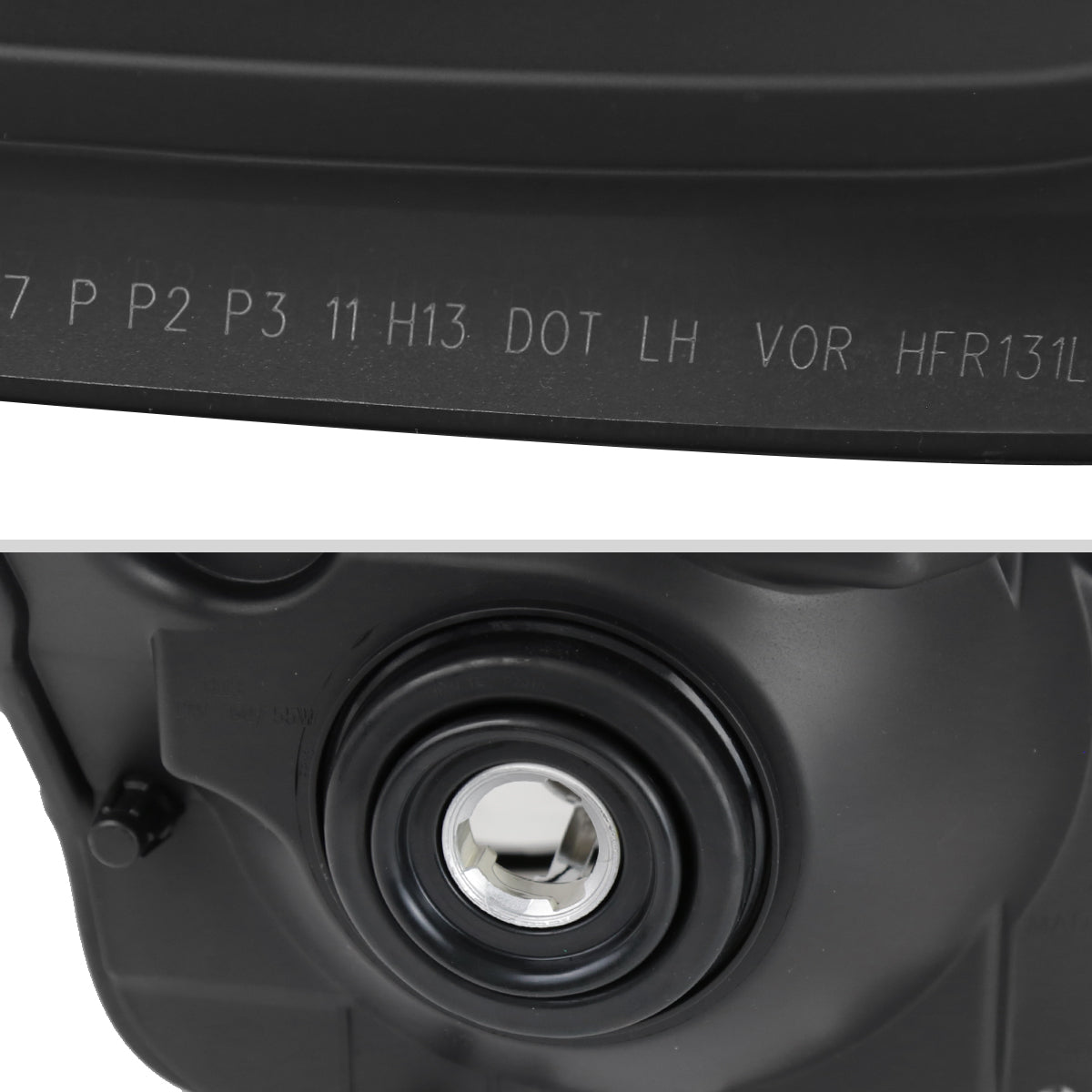 Spec-D 11-16 F250/F350/F450/F550 Super Duty Headlights Black/Amber