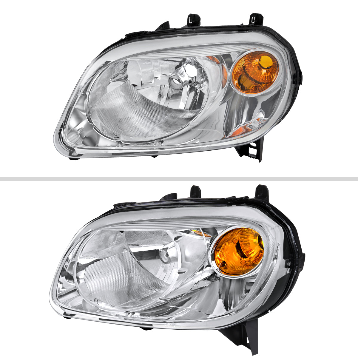 Spec-D 06-11 Chevy HHR OEM Style Headlights Chrome/Clear