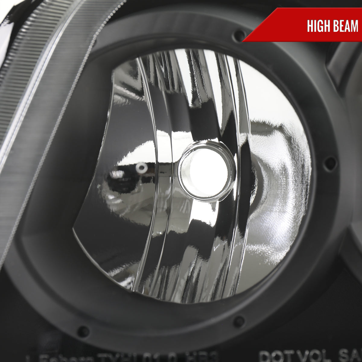 Spec-D 01-03 Highlander OEM OEM Style Headlights Black