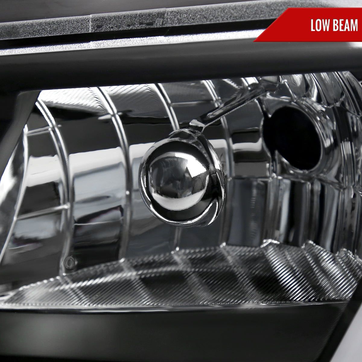 Spec-D 00-05 Chevy Impala LED Bar Headlights OEM Style Black