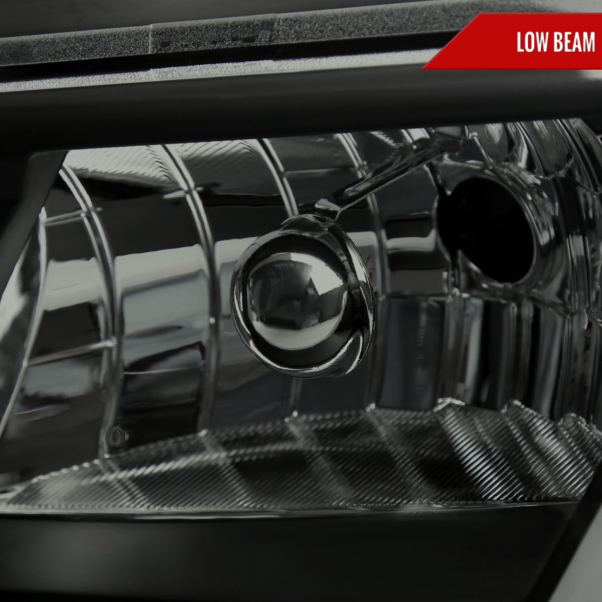 Spec-D 00-05 Chevy Impala Headlights LED Bar OEM Style Black/Smoked
