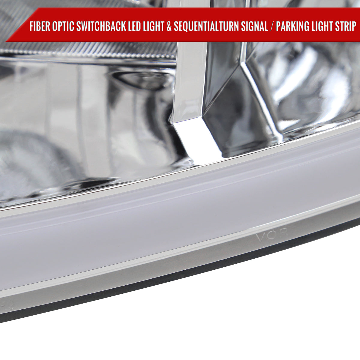 Spec-D 06-16 Chevy Impala Headlights LED Bar OEM Style.