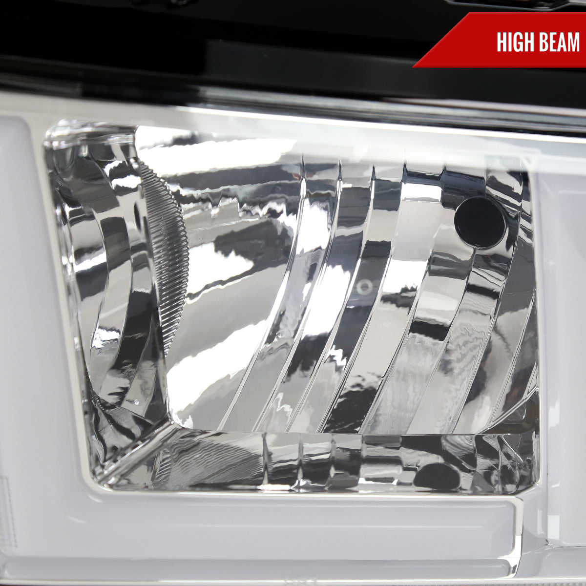 Spec-D 19-24 Ram 2500 3500 4500 5500 LED Bar Headlights Chrome