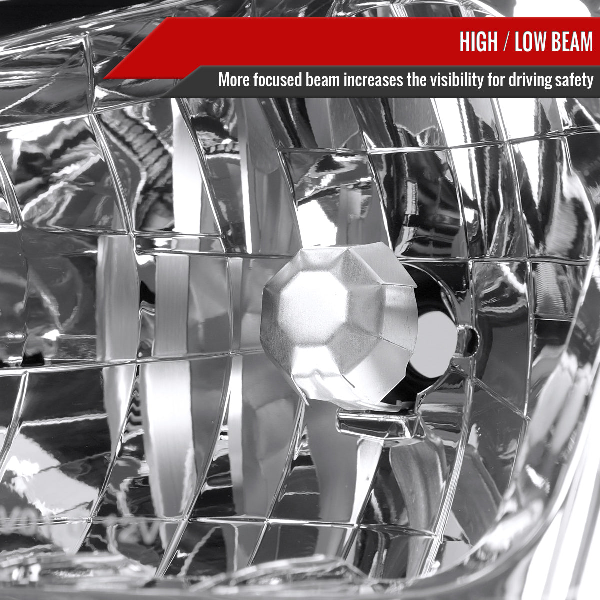 Spec-D 01-03 Toyota RAV4 Headlights OEM Style Chrome