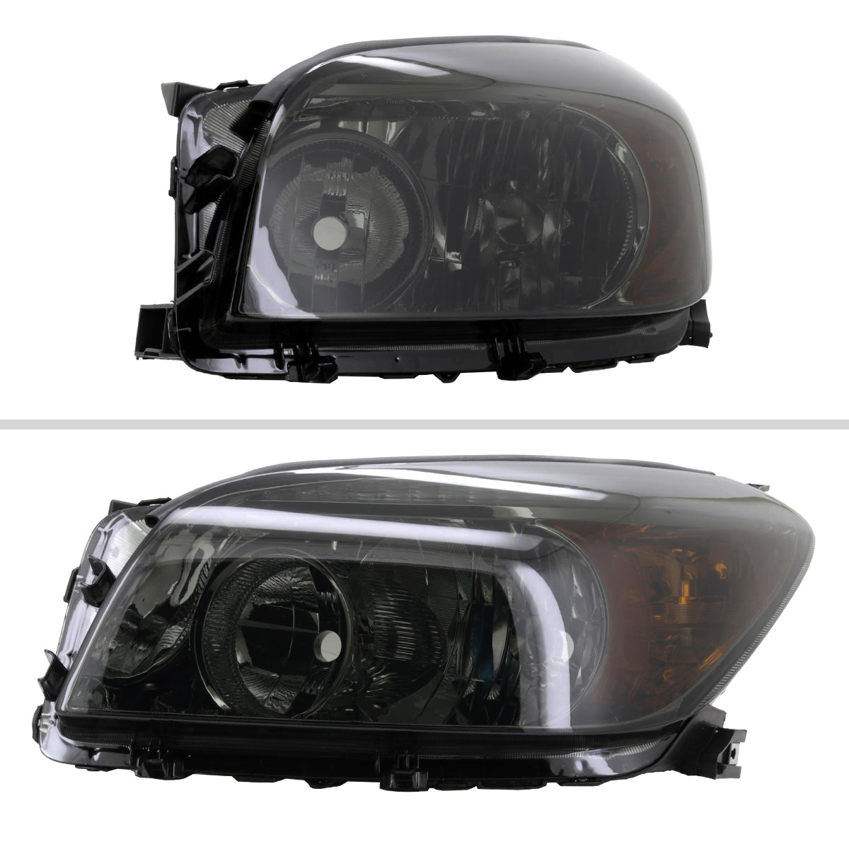 Spec-D 06-08 RAV4 OE Style Chrome w/ Smoked Lens Headlights