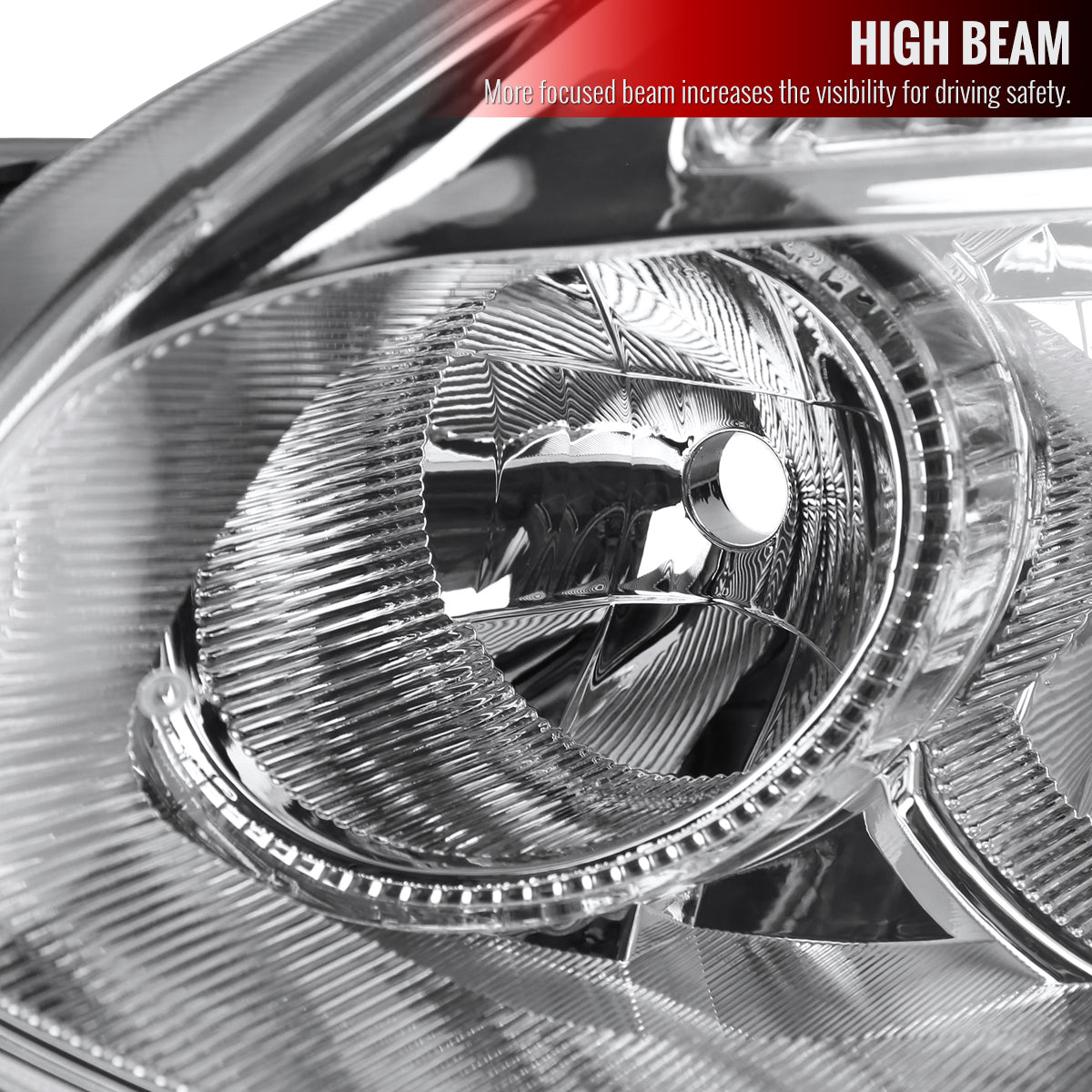 Spec-D 08-13 Nissan Rogue Driver Headlight OEM Chrome Replacement