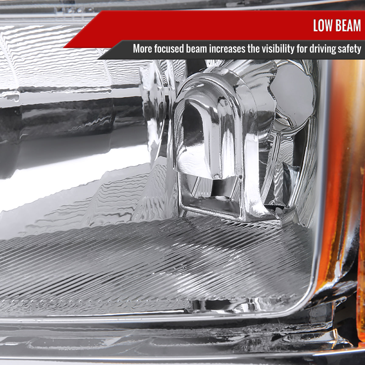 Spec-D 07-14 GMC Sierra 1500D 2500D Denali Headlights OEM Style Chrome