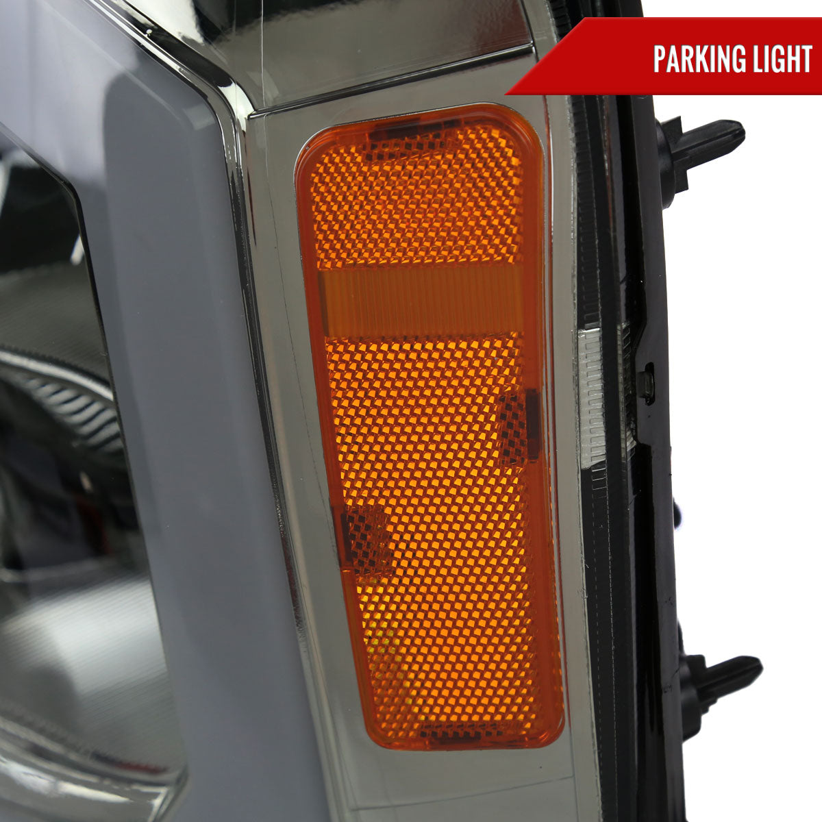 Spec-D 07-13 GMC Sierra 1500 2500HD 3500HD Headlights Light Bar Smoked