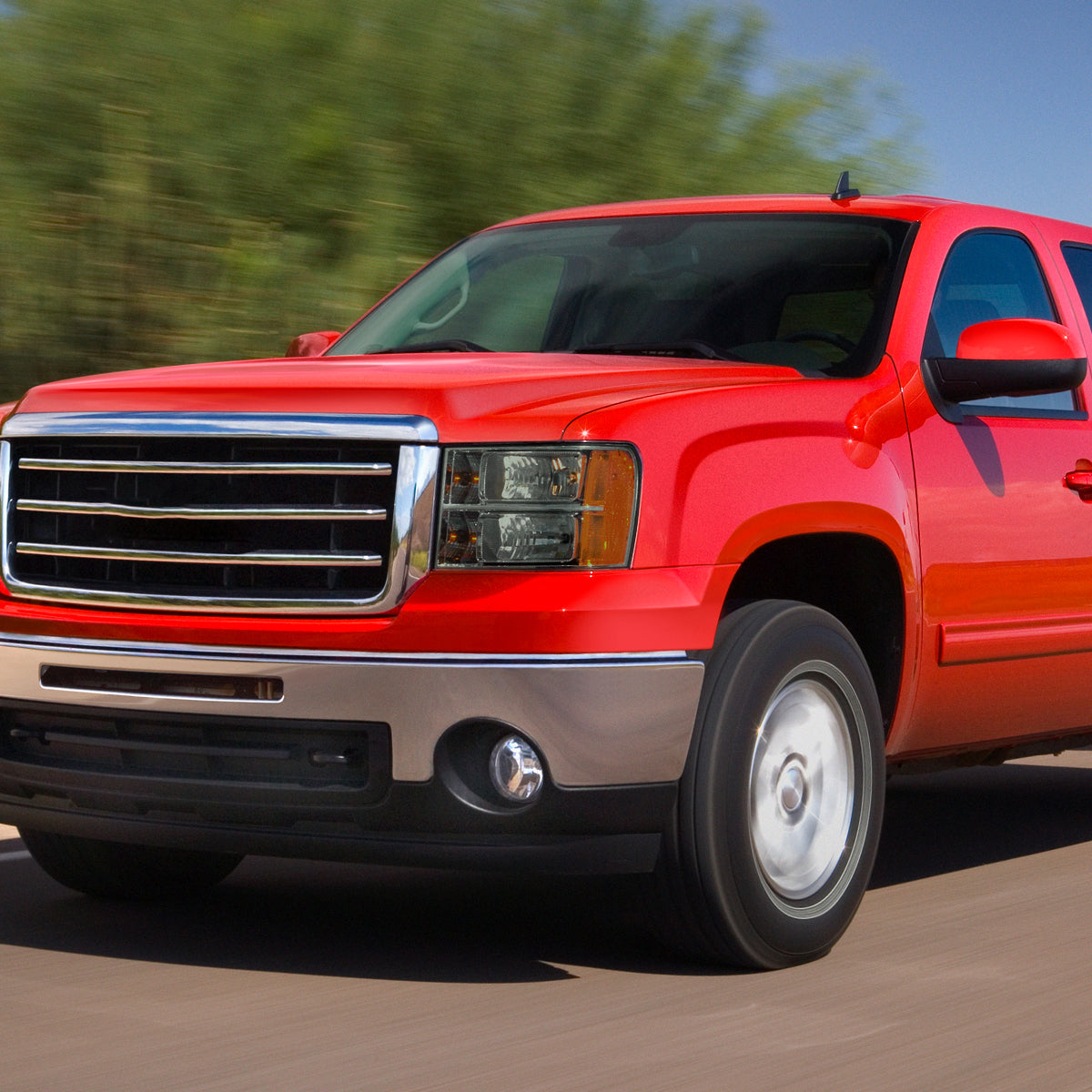 Spec-D 07-13 GMC Sierra 1500 2500HD 3500HD Smoked Headlights