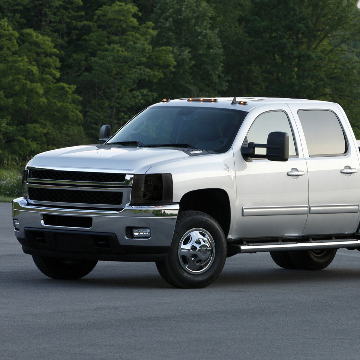 Spec-D 07-13 Silverado 1500 2500HD 3500HD Headlights Smoked