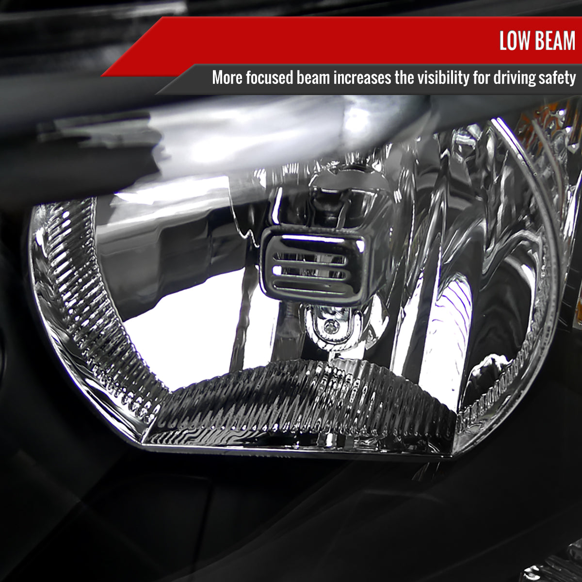 Spec-D 07-13 Silverado 1500/ 07-14 2500HD 3500HD Bar Headlights Black