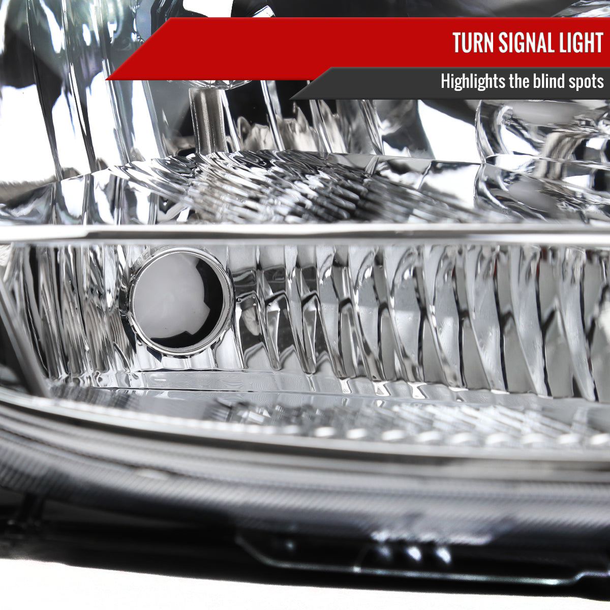 Spec-D 04-05 Toyota Sienna Passenger Headlight OEM Chrome Replacement