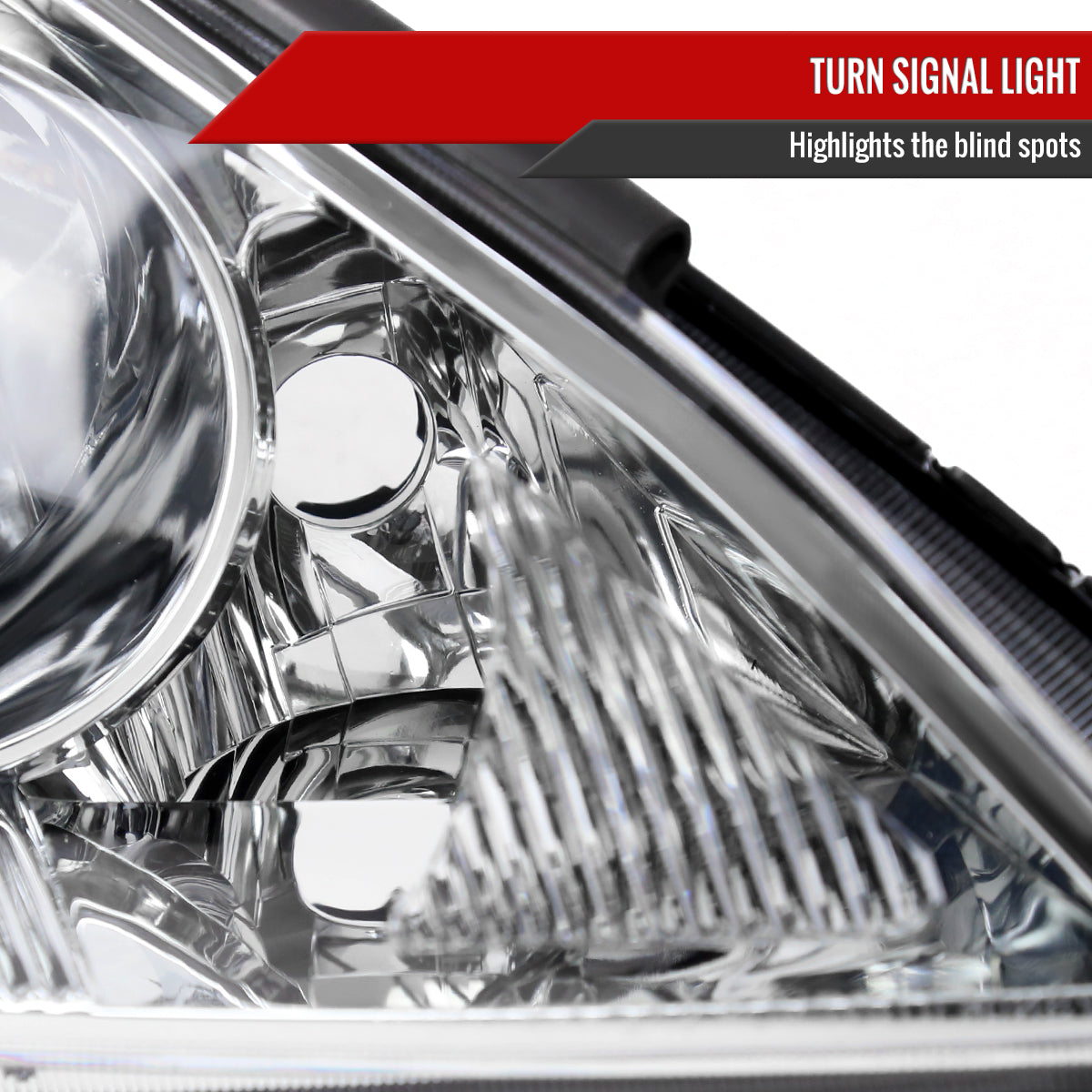 Spec-D 06-10 Toyota Sienna Passenger Headlight OEM Chrome Replacement
