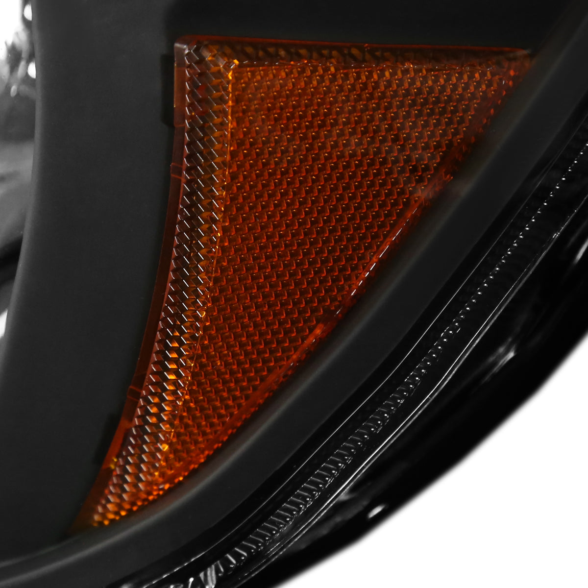 Spec-D 12-15 Tacoma Headlights OEM Style Amber Reflectors Black