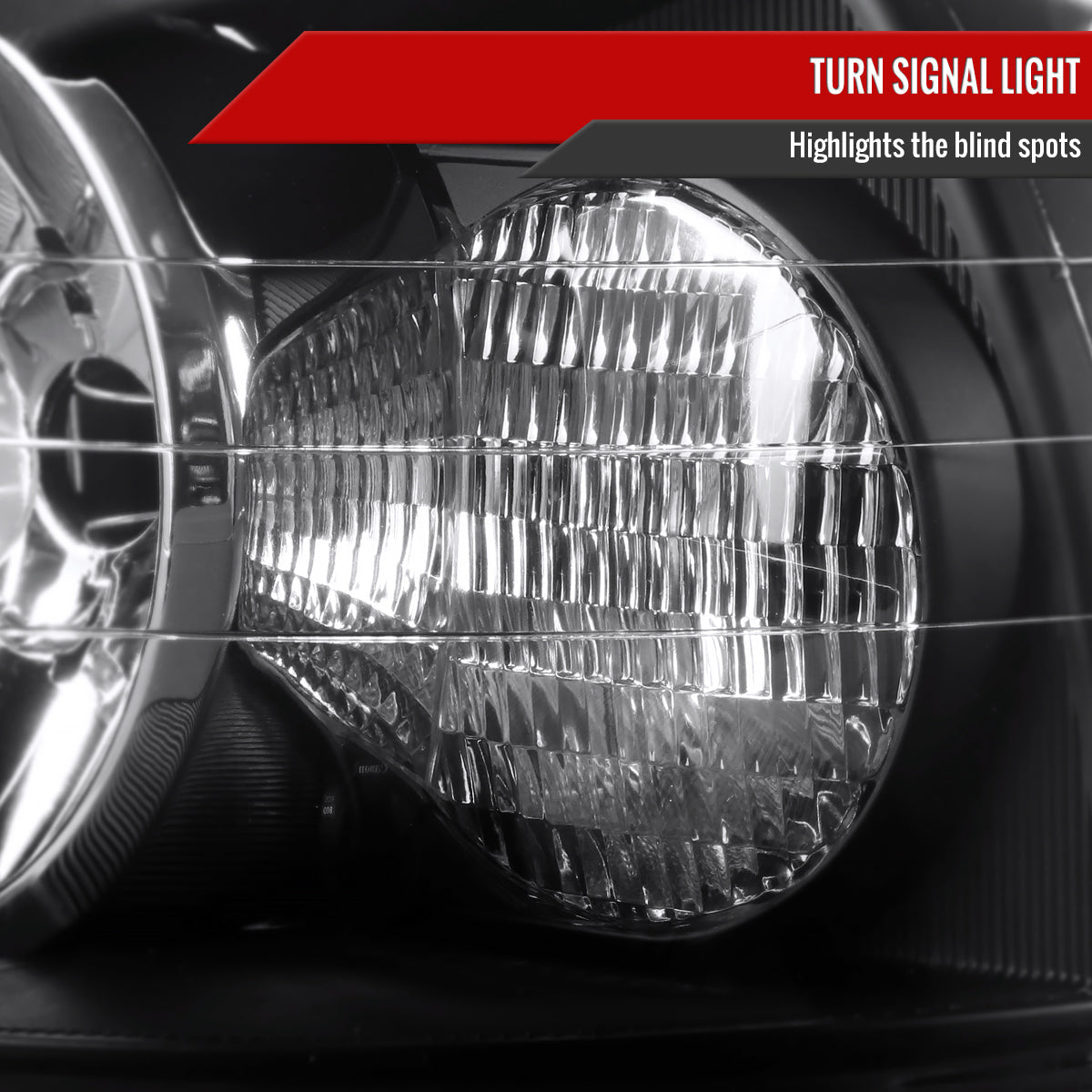 Spec-D 05-11 Lincoln Town Car Headlights OEM Style Black/Clear