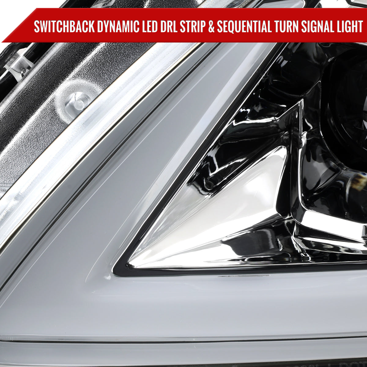 Spec-D 08-13 G37/14-15 Q60 2DR Triple Projector Headlights SEQ Clear
