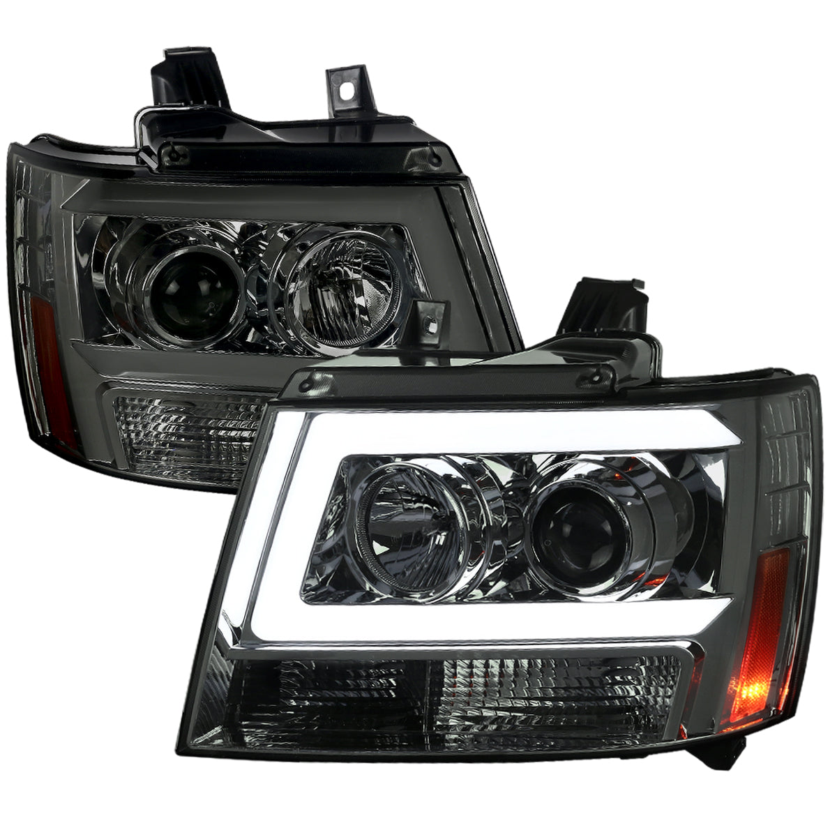 Spec-D 07-13 Avalanche 07-14 Tahoe Suburban Headlights Smoked