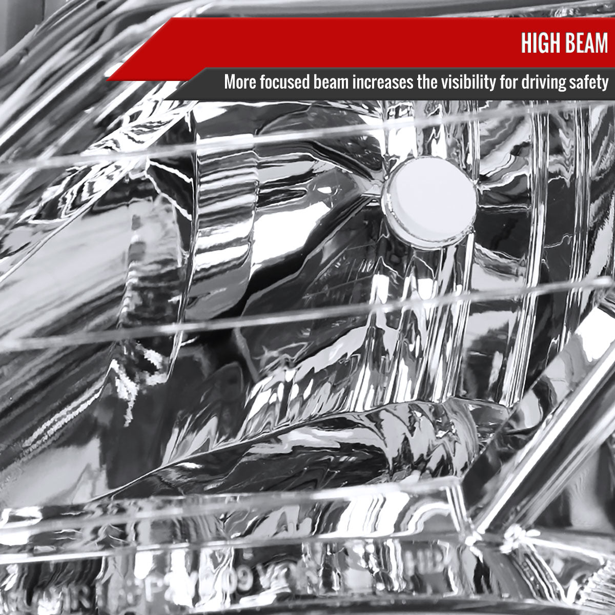 Spec-D 12-14 Toyota Camry Driver Projector Chrome Replacement