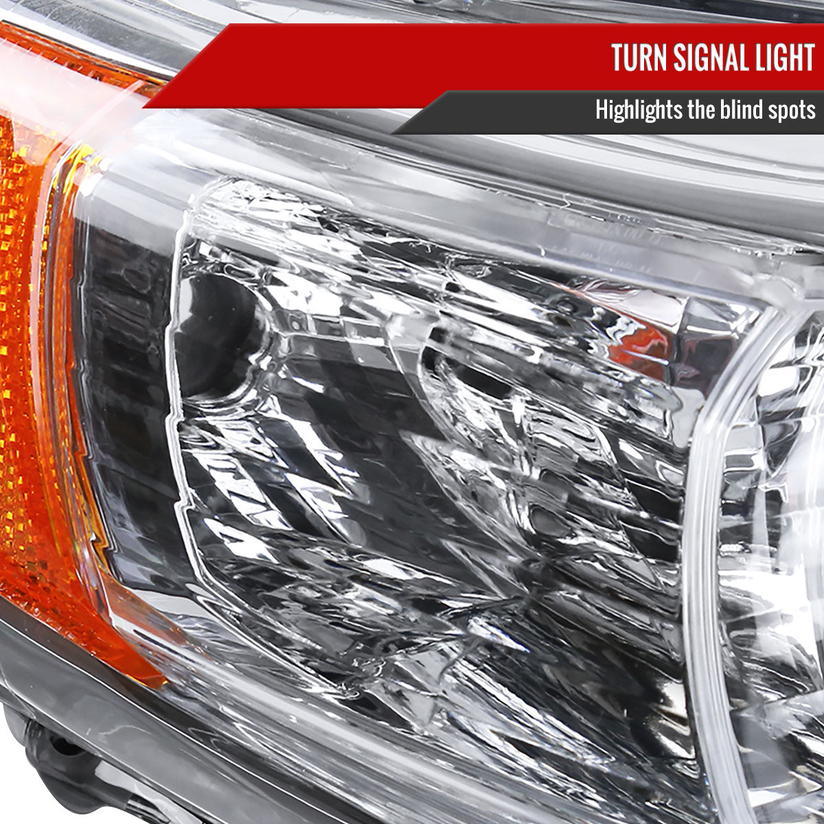 Spec-D 12-14 Toyota Camry Passenger Projector Chrome Replacement