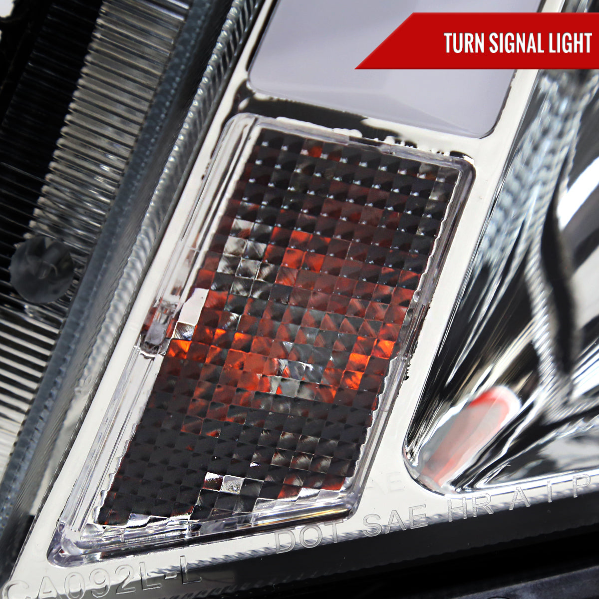 Spec-D 08-14 Cadillac CTS Sequential Projector Headlights Chrome