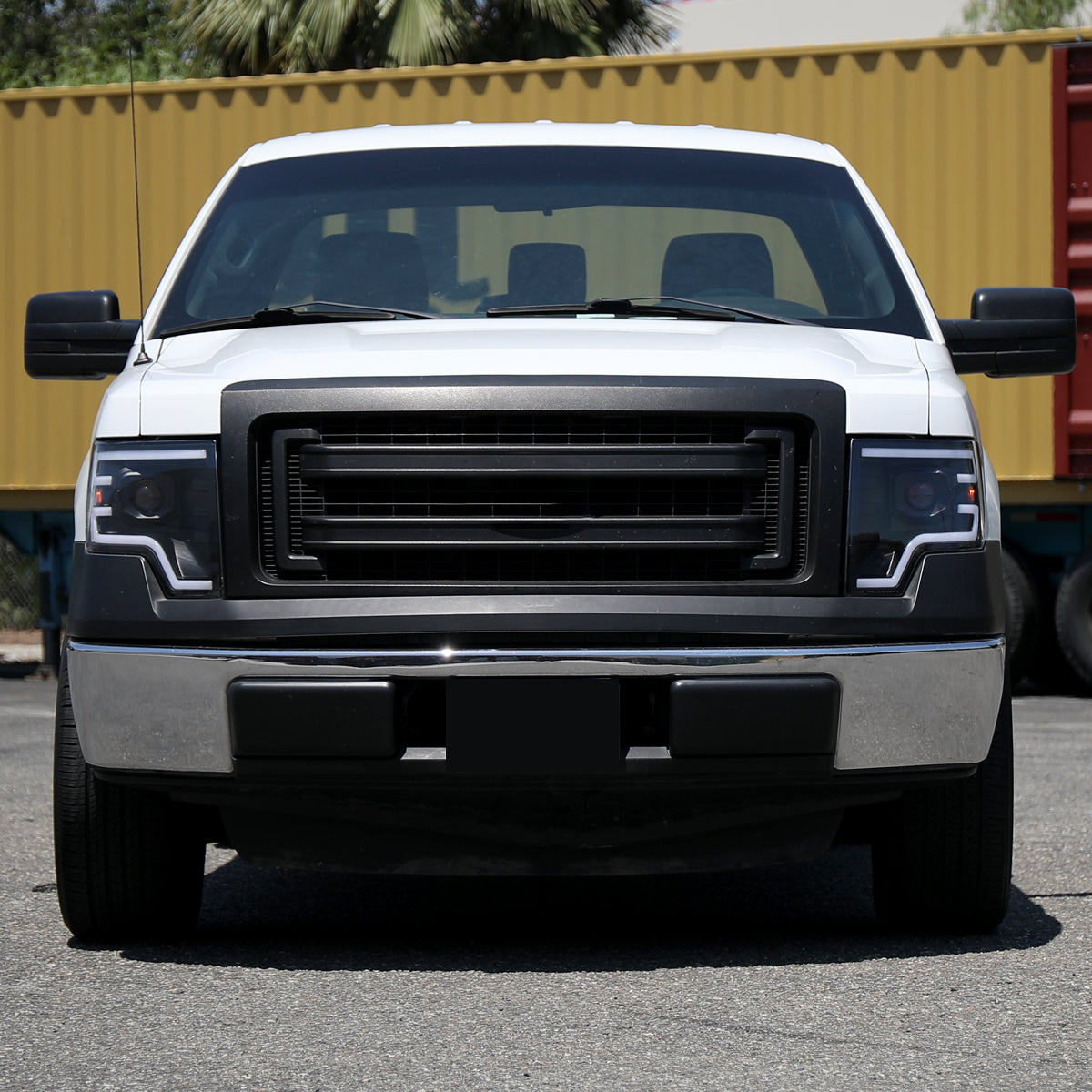 Spec-D 09-14 Ford F-150 Projector Headlights Sequetial LED Black