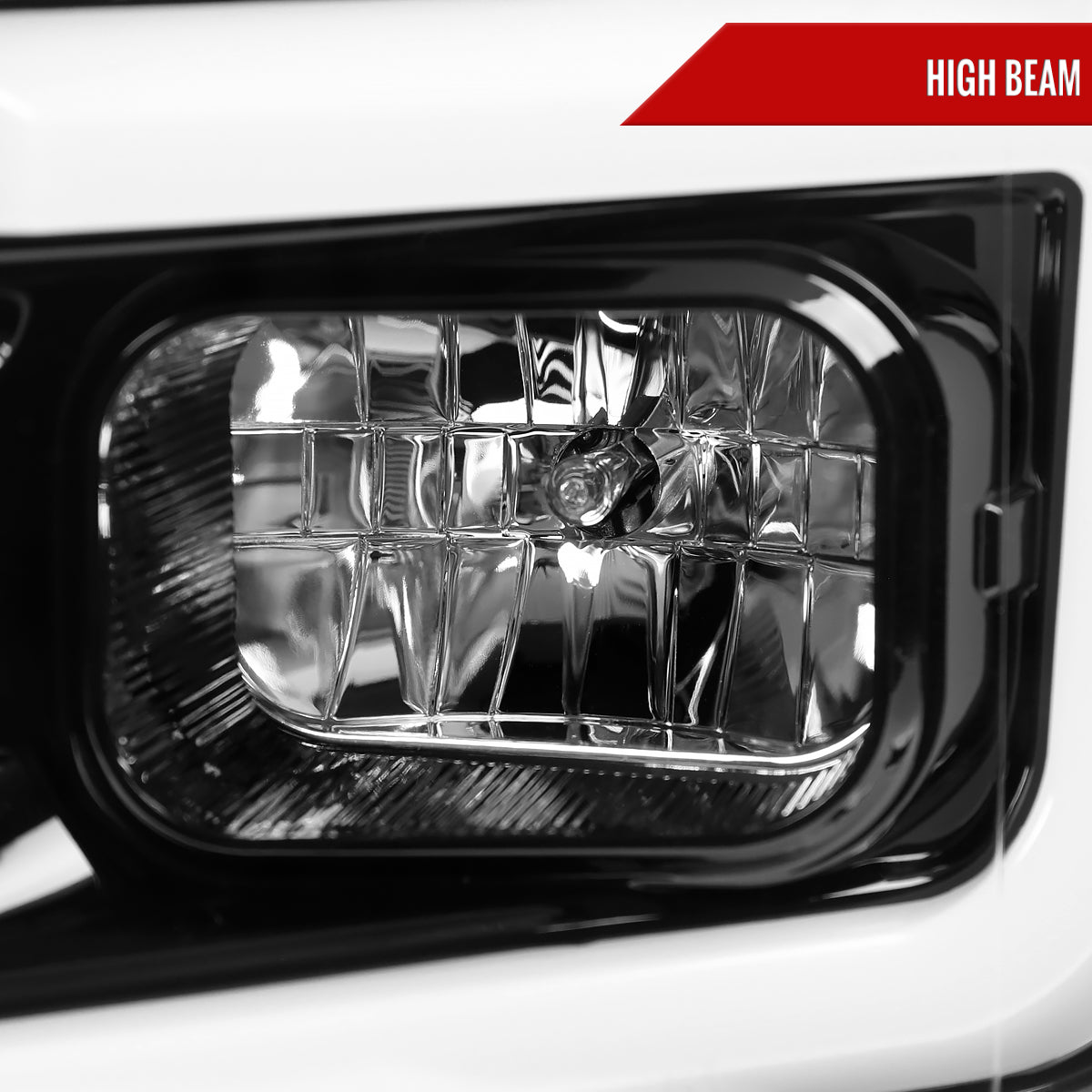 Spec-D 18-20 Ford F-150 LED Projector Headlights Glossy Black
