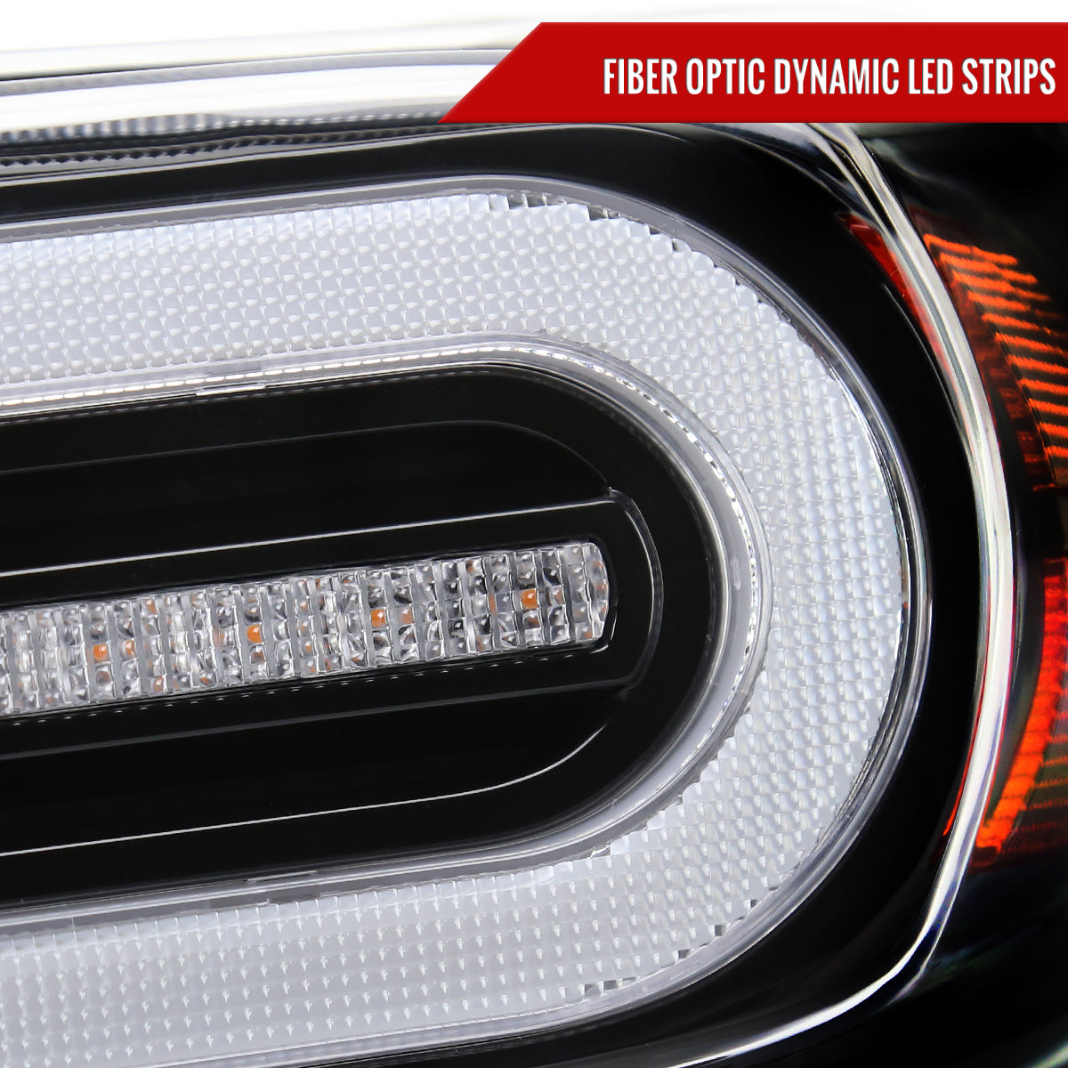 Spec-D 07-14 Toyota FJ Cruiser Headlights SEQ LED Bar Projector Black