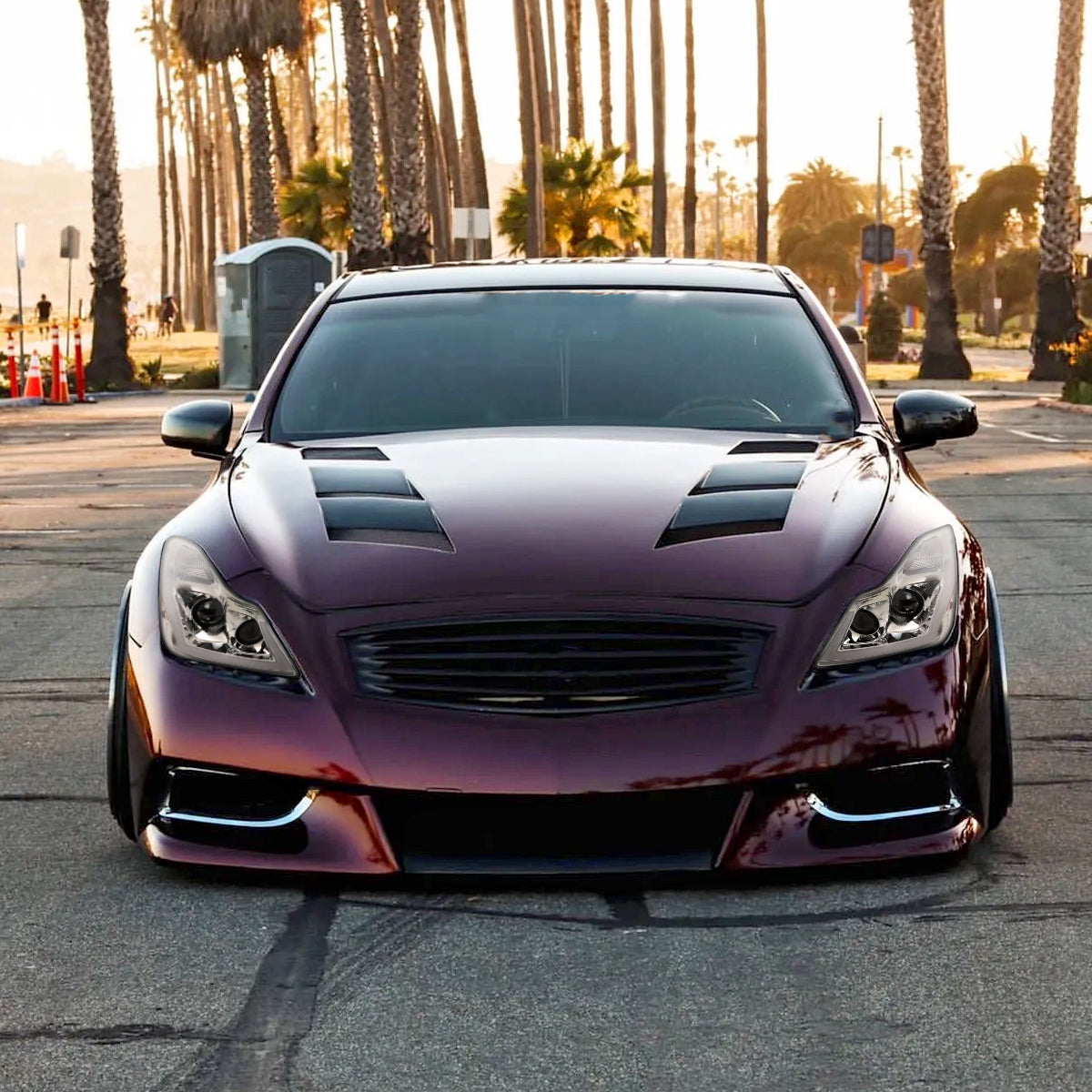 Spec-D 08-13 G37/14-15 Q60 2DR Sequential Headlights Chrome